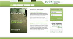 Desktop Screenshot of gestaodecarreiras.iscem.pt